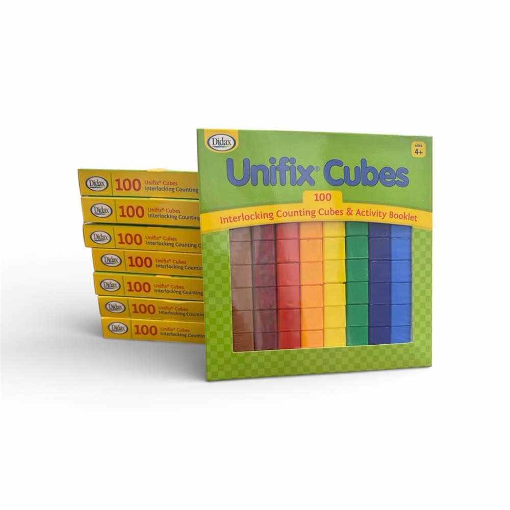 Unifix Cubes 100-Piece Set by Didax - 1 For 15$